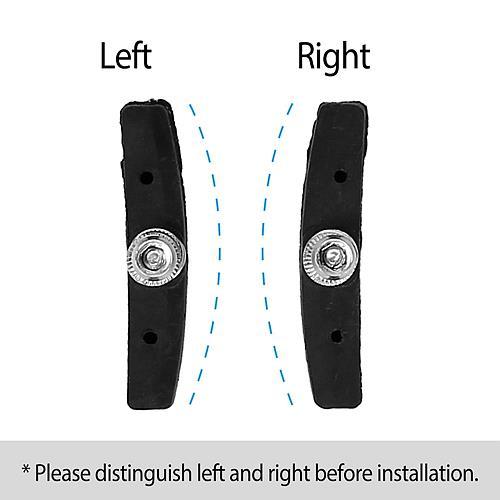 5 Pairs V-Brake Pads Set – 70mm Road & Mountain Bike Brake Blocks with Hex Nuts & Spacers – Non-Slip Bicycle Caliper Brakes
