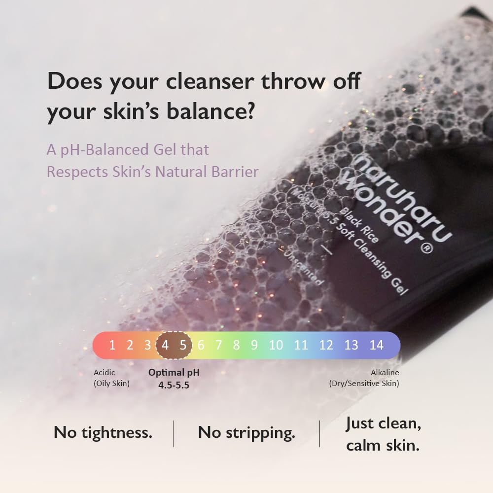 haruharu wonder - Black Rice Moisture 5.5 Soft Cleansing Gel