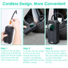 2 In 1 Portable Air Compressor Wireless Car Air Pump Power Bank Auto Tyre Inflator Inflatable Pump For Electric Motorcycle Tires