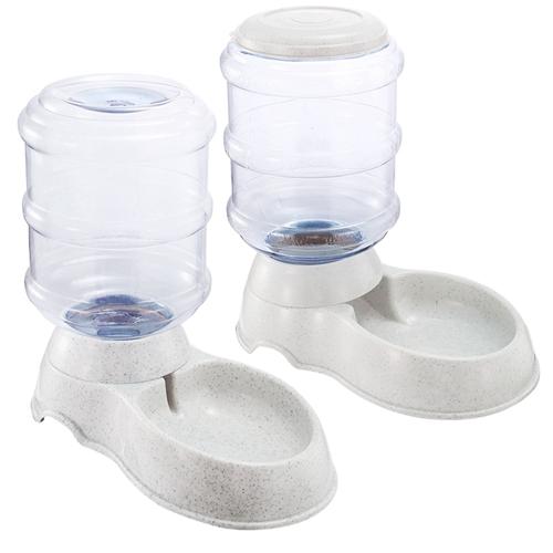 3.5L/1 Gallon Self-Dispensing Pet Waterer – Automatic Gravity Feeder for Cats and Dogs