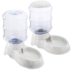 3.5L/1 Gallon Self-Dispensing Pet Waterer – Automatic Gravity Feeder for Cats and Dogs
