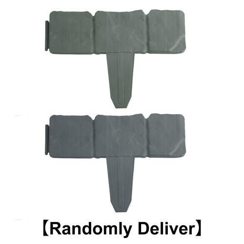 20 PCS Decorative Cobbled Stone Effect Garden Edging – Durable Plastic Lawn Border