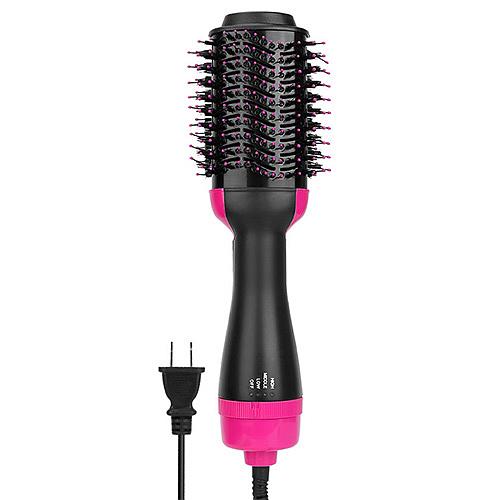 4-in-1 Hair Styling Tool – Hot Air Brush for Drying, Curling, Straightening & Volume