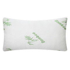 Bamboo Shredded Memory Foam Pillow – Hypoallergenic Bed Pillow for Head & Neck Support with Washable Cover