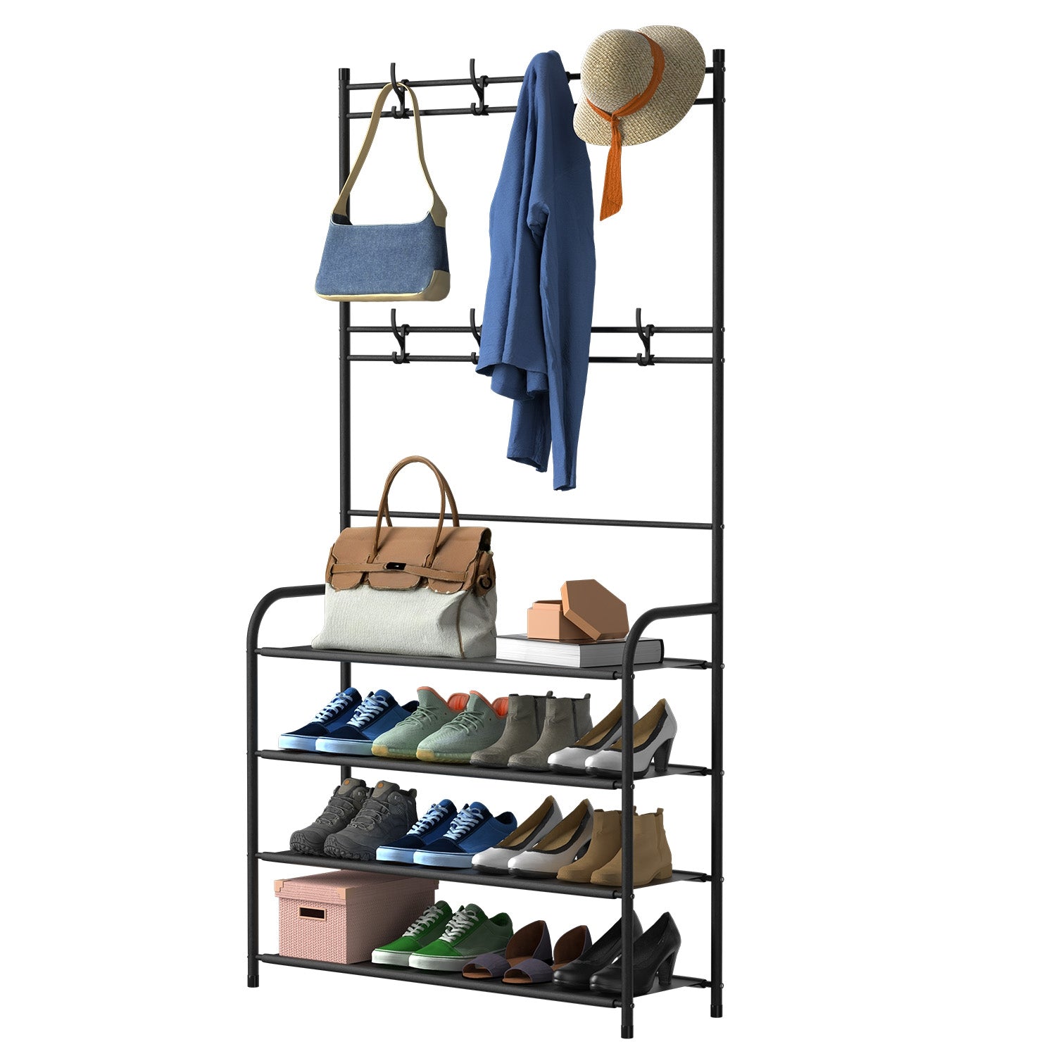 Stylish Entryway Coat & Shoe Rack – Organize Your Space with Ease