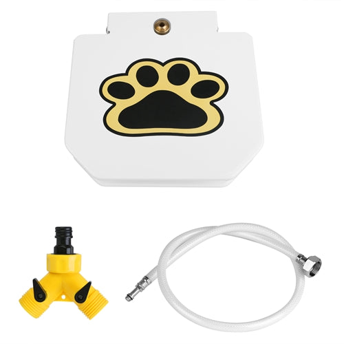 iMountek PawPress Outdoor Dog Water Fountain – Interactive Step-On Fresh Water Dispenser for Dogs