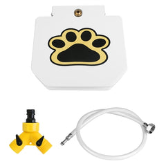 iMountek PawPress Outdoor Dog Water Fountain – Interactive Step-On Fresh Water Dispenser for Dogs