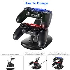 Dual PS4 Controller Charging Dock – Stand for PS4 Pro & Slim Gamepads