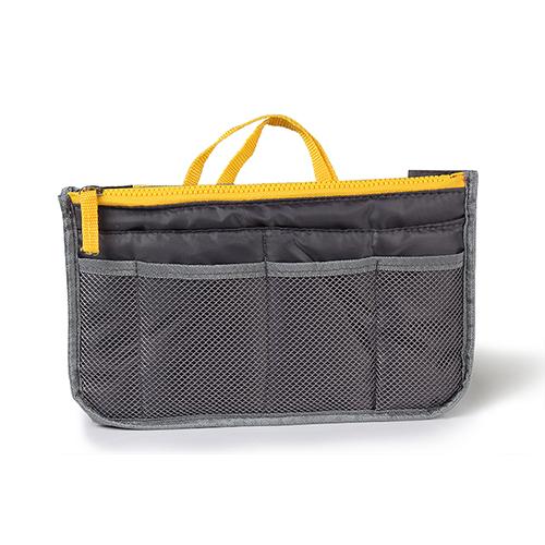 Women’s Travel Handbag Organizer Insert – Makeup Bags, Toiletry Purse Liner with Hand Strap