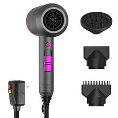 StylePro 1800 – Compact Hair Dryer with Cool/Warm/Hot Air & Diffuser Set