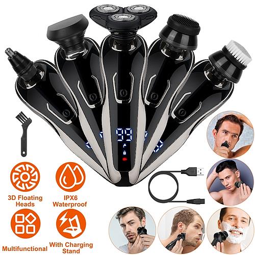 5-in-1 Electric Shaver & Grooming Kit – Waterproof, Cordless, Rechargeable