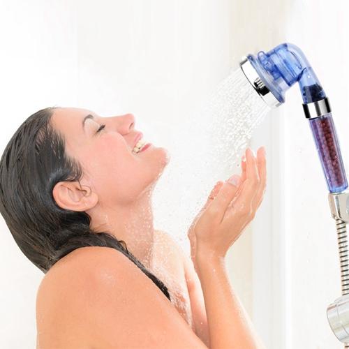 Ionic Filtration Shower Head – High Pressure, 3 Mode, Stone Water Saving Handheld Bath Shower
