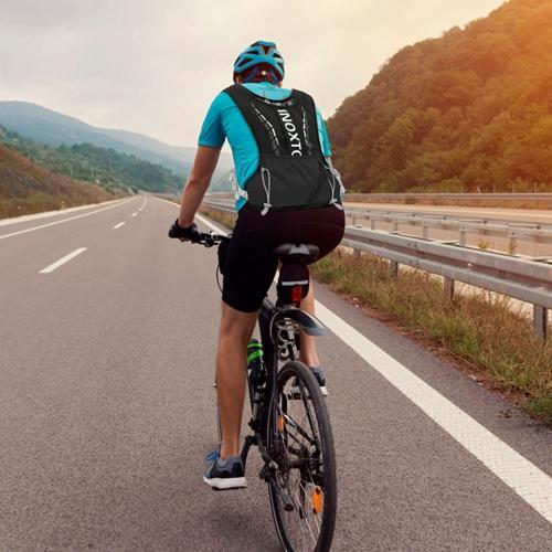 Sport Hydration Vest Running Backpack with 15oz-50oz Water Bladder, Adjustable Straps, and Storage Bag for Trail Running, Marathon, Race, and Hiking