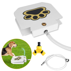 iMountek PawPress Outdoor Dog Water Fountain – Interactive Step-On Fresh Water Dispenser for Dogs