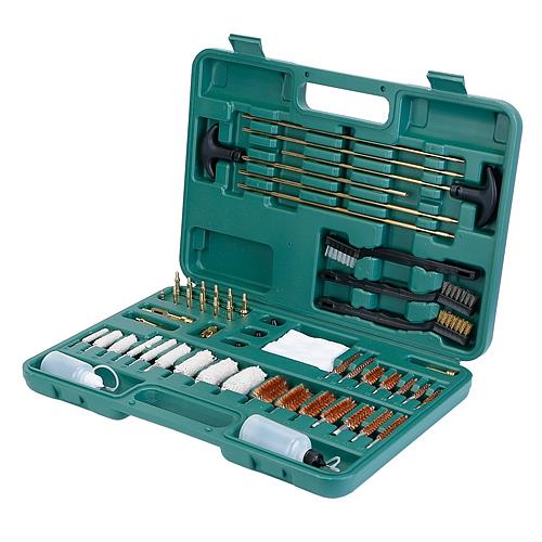 All-In-One Universal Gun Cleaning Kit with Brushes, Mops & Muff Guard – Fits Rifles, Pistols, Handguns & Shotguns