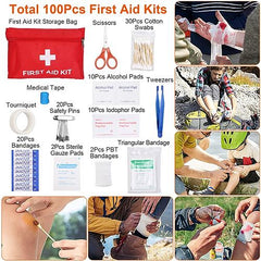 125-in-1 Professional Survival & First Aid Kit – Ultimate Outdoor Emergency Gear