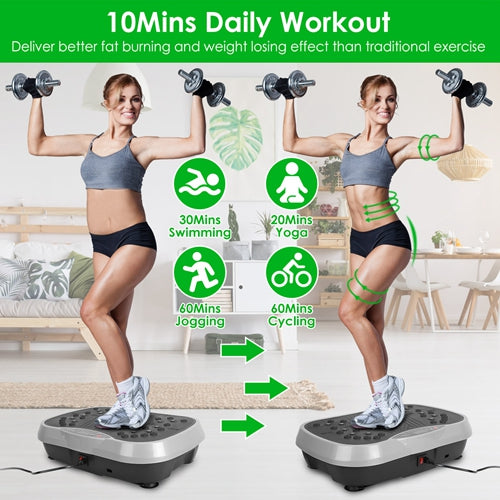 VibeFit Pro: Whole Body Vibration Platform with Resistance Bands & Remote