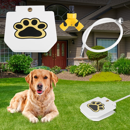 iMountek PawPress Outdoor Dog Water Fountain – Interactive Step-On Fresh Water Dispenser for Dogs