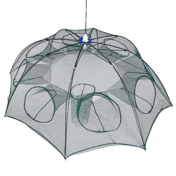 Foldable Fishing Bait Trap – Automatic Mesh Net for Crab, Shrimp, Minnow & Crawdad
