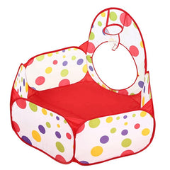 iMountek 3-in-1 Kids Crawl Tunnel Tent & Ball Pit Set – Foldable Children Playhouse Pop-Up Tent with Storage Bag for Indoor, Outdoor & Travel Use