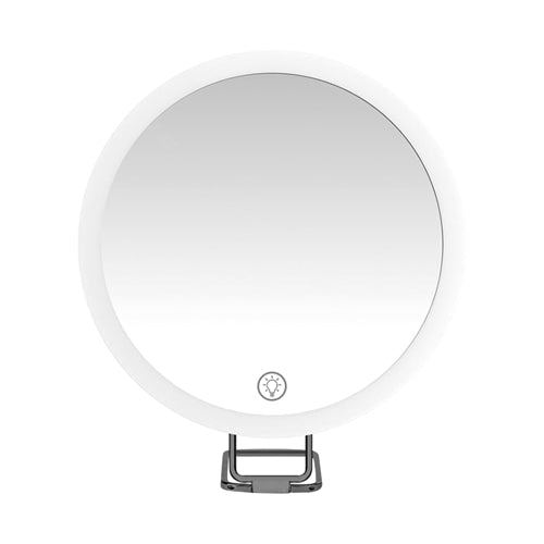 30X Magnifying Makeup Mirror with Light – 3 Color Modes, Dimmable Brightness, 360° Adjustable, Travel Mirror with Suction Cup, Tweezer & Scissor Included