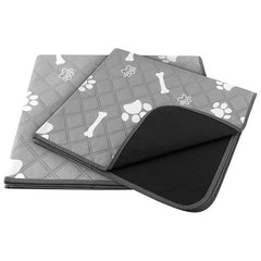 2-Pack Reusable Waterproof Pet Pee Pads – Washable, Non-Slip, Absorbent Training Mats for Puppies, Dogs, Cats & Crates (Size M)