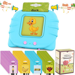 iMountek 224 Words Kids Talking Flash Cards – Electronic Audio Learning Machine with 112 Cards for Toddlers (English)