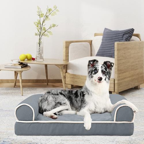 Deluxe XL Dog Sofa Bed – Washable Orthopedic Pet Couch with Removable Cover for Medium & Large Dogs