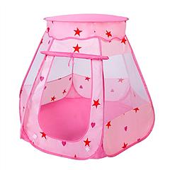 iMounTEK Kids Pop Up Castle Play Tent – Prince & Princess Toddler Indoor Outdoor Playhouse, Foldable Birthday Gift for Boys & Girls