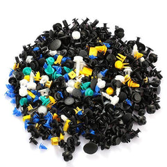 500-Pack Bumper Fastener Rivets & Push Clips - 30 Assorted Sizes for Honda, Toyota, and Universal Car Panel, Fender, and Skirt Shield Replacement