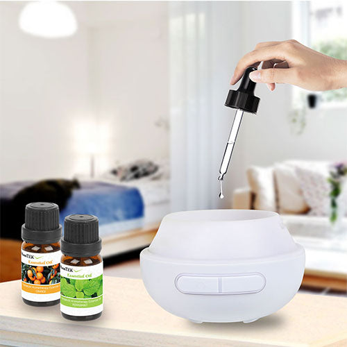 Drop-Shaped Ultrasonic Cool Mist Humidifier & Essential Oil Diffuser with LED Light – For Home, Office, Spa & Yoga