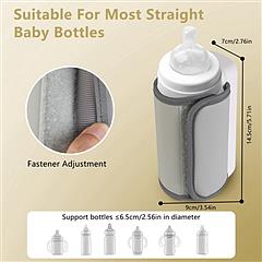 Portable USB Bottle Warmer for Baby Milk & Formula