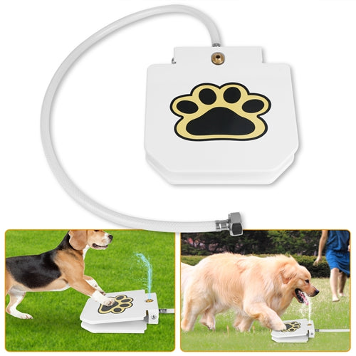 iMountek PawPress Outdoor Dog Water Fountain – Interactive Step-On Fresh Water Dispenser for Dogs