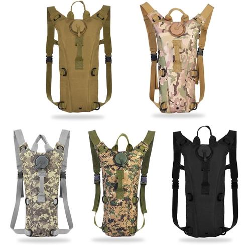 Tactical Hydration Pack with 2L Water Bladder, Lightweight Water Backpack with Adjustable Straps for Hiking, Cycling, Climbing, Running, and Outdoor Sports