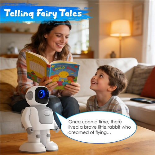 Smart AI Dancing Robot Toy for Kids – Interactive Bluetooth Music, Programmable Moves & Voice Assistant Learning Robot