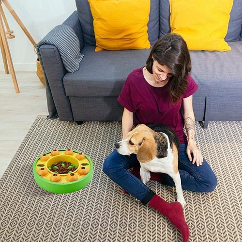 Interactive Dog Puzzle Feeder – Slow Feeding Treat Toy for Mental Stimulation & IQ Training
