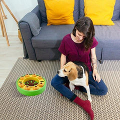 Interactive Dog Puzzle Feeder – Slow Feeding Treat Toy for Mental Stimulation & IQ Training