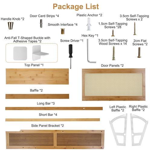 2-Tier Slim Bamboo Shoe Cabinet with 2 Flip Drawers – Freestanding Narrow Shoe Rack Organizer for Entryway or Hallway, Max Load 44lbs Multicolor