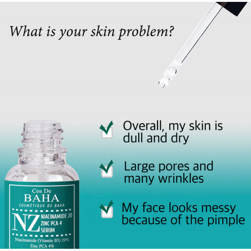 Niacinamide 20% + Zinc PCA 4% Face Serum (NZ)