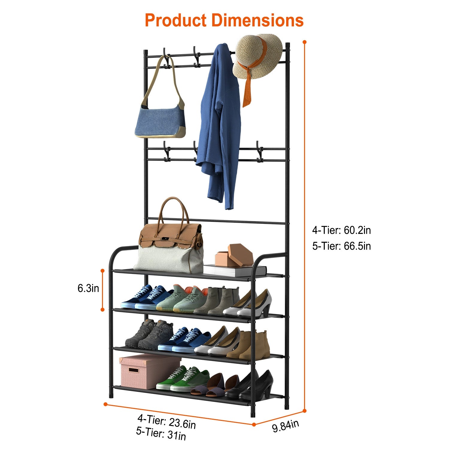 Stylish Entryway Coat & Shoe Rack – Organize Your Space with Ease