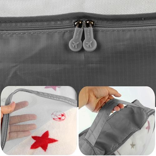 9Pcs Clothes Storage Bags – Water-Resistant Travel Luggage Organizer, Clothing Packing Cubes for Blouse, Hosiery, Stockings & Underwear