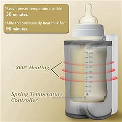 Portable USB Bottle Warmer for Baby Milk & Formula