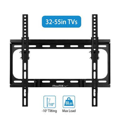 Universal TV Wall Mount Bracket for 32-55” TVs – Tilt Dual Arm, Max VESA 400x400mm