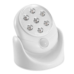 360° Wireless Motion Sensor LED Light – Auto Night Spotlight for Stairs, Closet & Bathroom (23ft Smart Detection, Battery Powered)