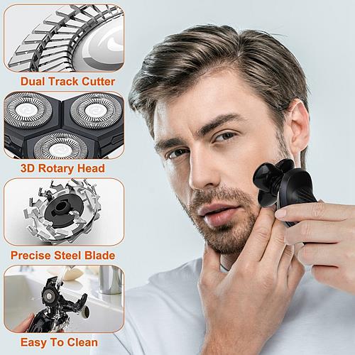 5-in-1 Electric Shaver & Grooming Kit – Waterproof, Cordless, Rechargeable