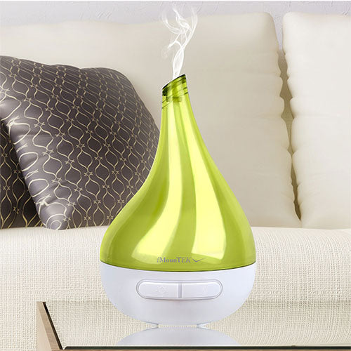 Drop-Shaped Ultrasonic Cool Mist Humidifier & Essential Oil Diffuser with LED Light – For Home, Office, Spa & Yoga