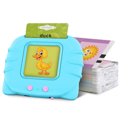 iMountek 224 Words Kids Talking Flash Cards – Electronic Audio Learning Machine with 112 Cards for Toddlers (English)