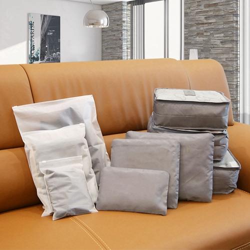 9Pcs Clothes Storage Bags – Water-Resistant Travel Luggage Organizer, Clothing Packing Cubes for Blouse, Hosiery, Stockings & Underwear