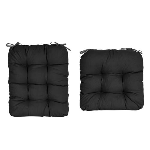 Rocking Chair Cushion Set – 2-Piece Back and Seat Cushions with Non-Slip Ties, Polyester Fiber Filling, Comfortable for Indoor, Home, Office, and Car