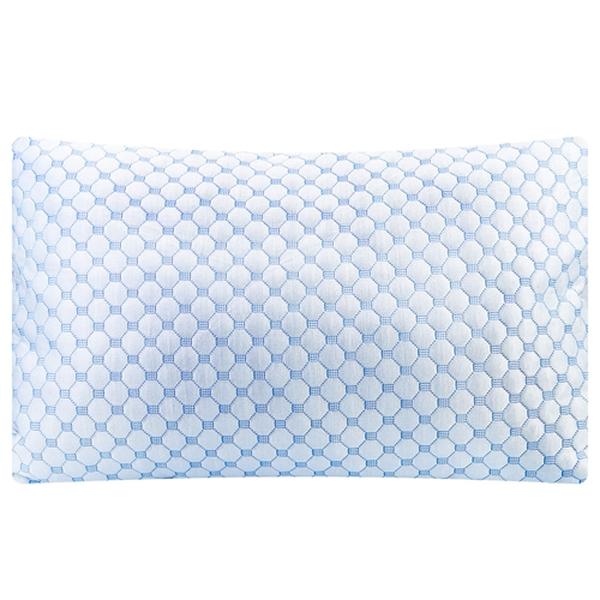 King Size Cooling Memory Foam Pillow – Gel-Infused Ventilated Bed Pillow with Breathable Cooling Fibers, Heat & Moisture Reduction, Machine Washable Cover